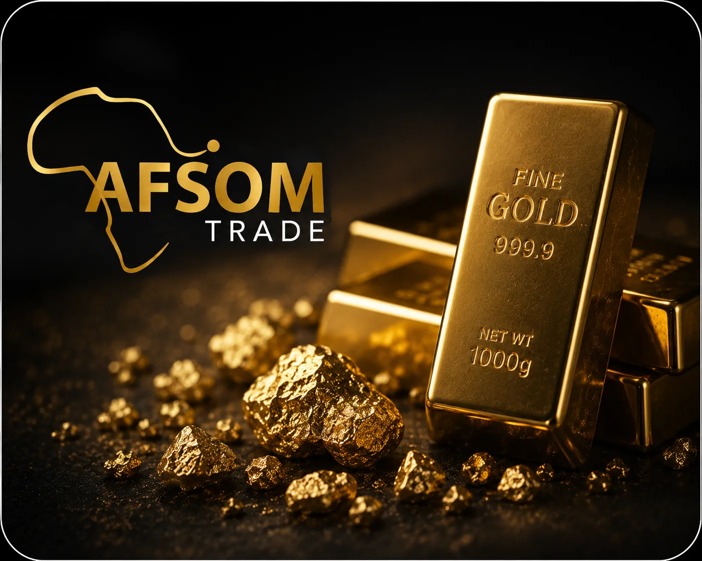Fine gold bar representing 999.9 fineness